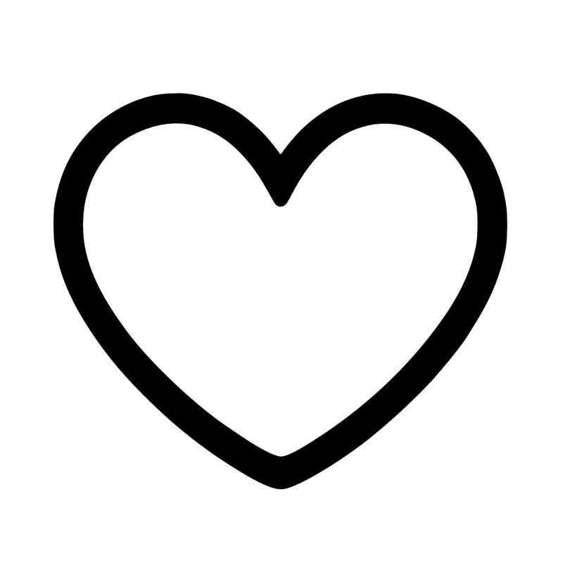 simple heart silhouette