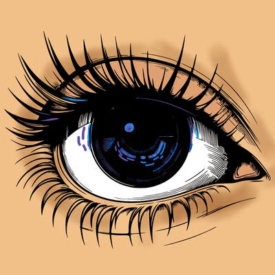 realistic eye