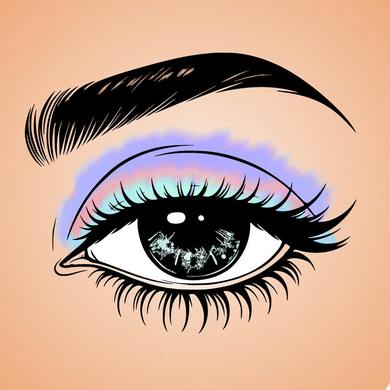 eye closed realistic