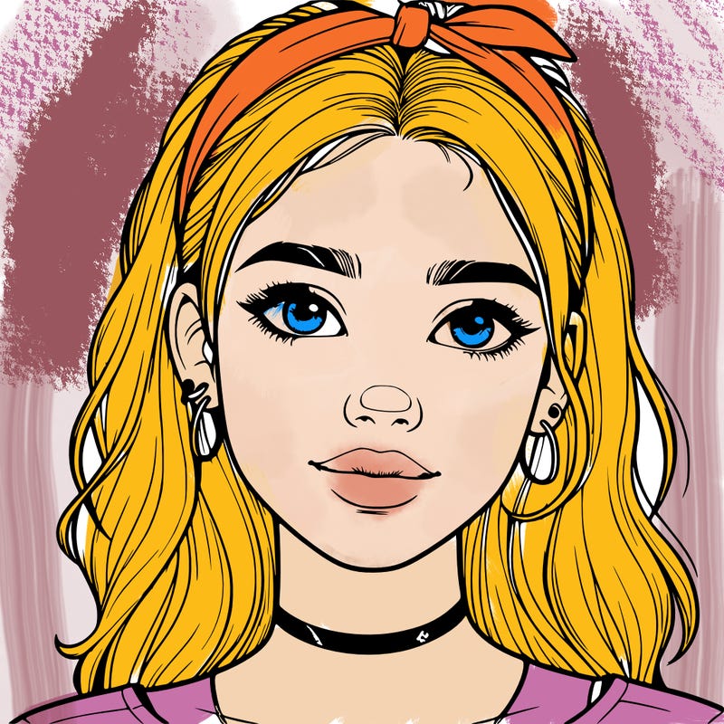 realistic teenage girl