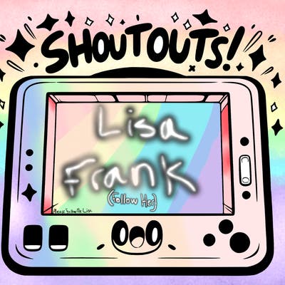 blank canvas that says above it shoutouts