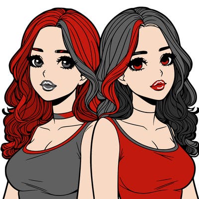 realistic twin sisters