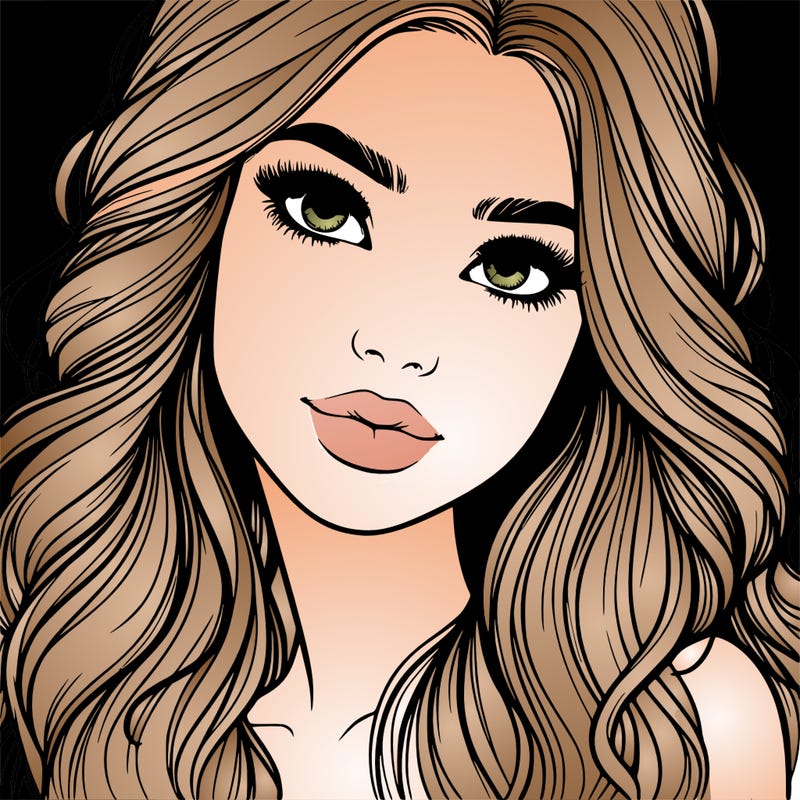 beautiful realistic girl