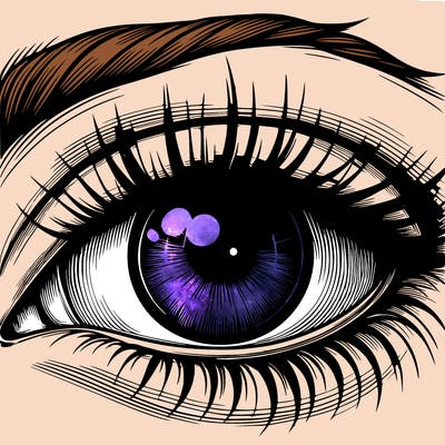 realistic eye