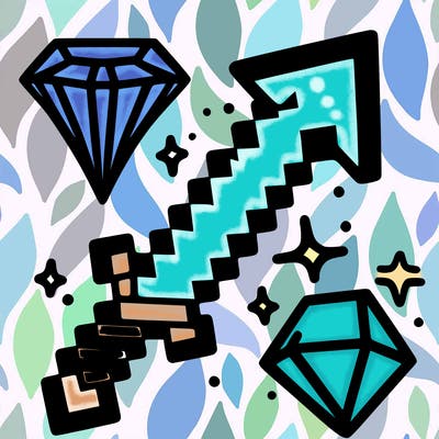 minecraft dimond sword