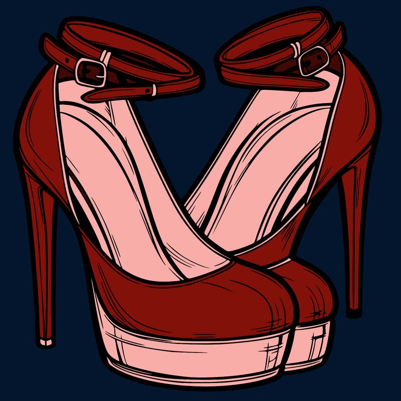 high heels