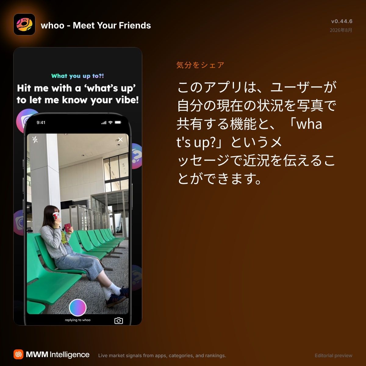 whoo - ふー - ソーシャルネットワーキングアプリ | MWM