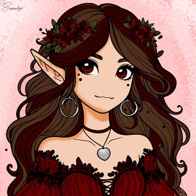 realistic gorgeous fae girl