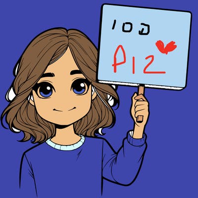 realistic girl holding up a sign