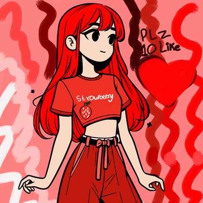 girl in a cute crop top