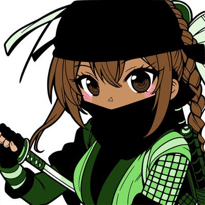 manga girl ninja