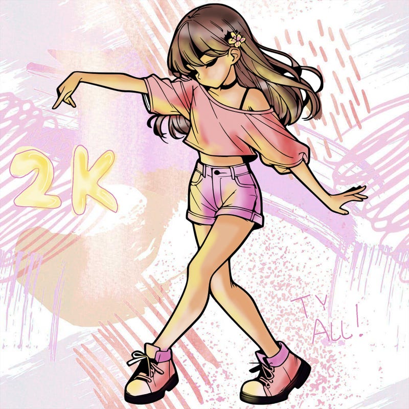 realistic girl danceing