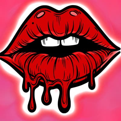 lips that look realistic and drip