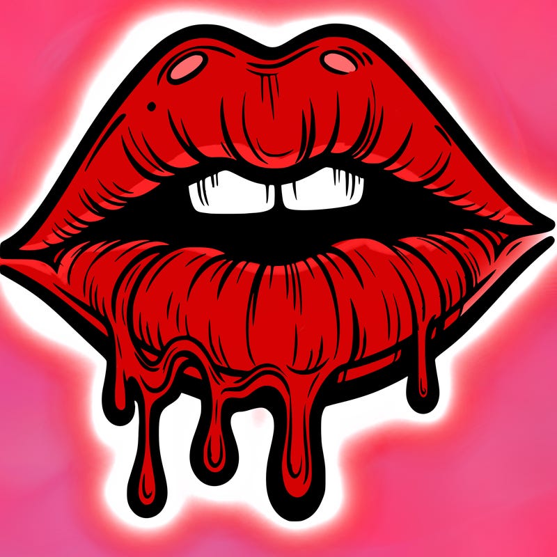 lips that look realistic and drip