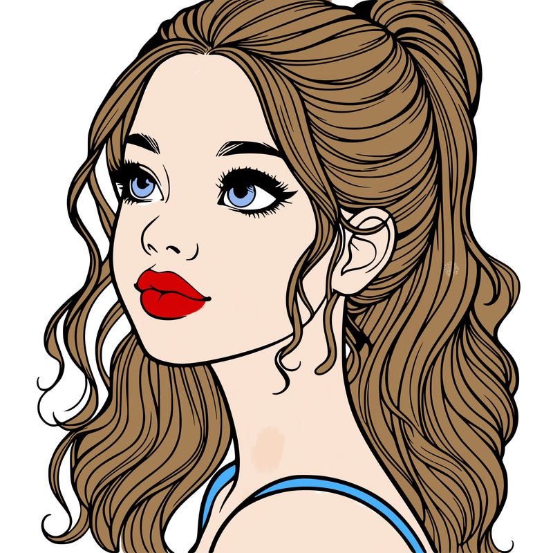 beautiful realistic girl