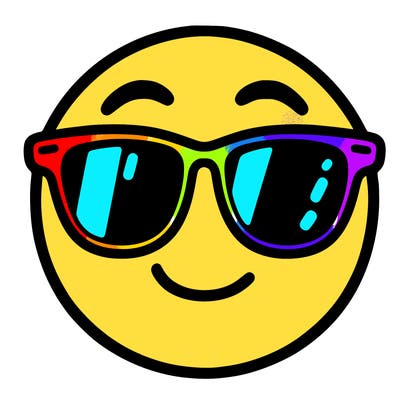 emoji with sunglasses