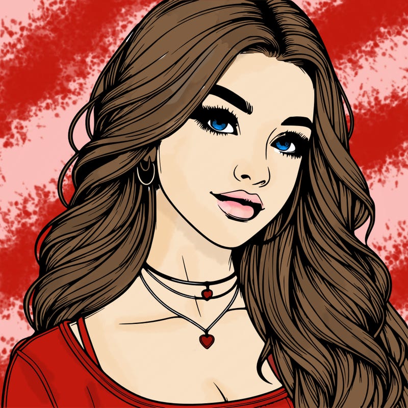 detailed realistic girl