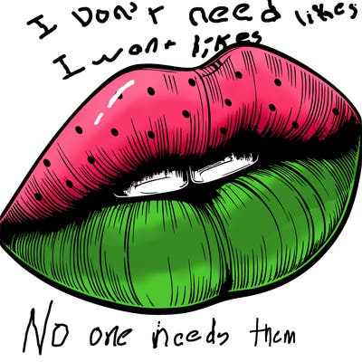 realistic lips