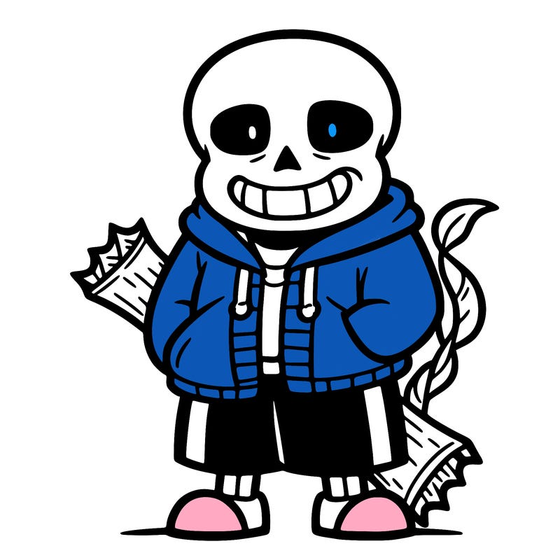sans with papyrus