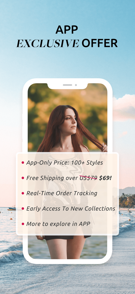 La app móvil Rotita muestra ofertas exclusivas de compras y envío gratuito de moda femenina