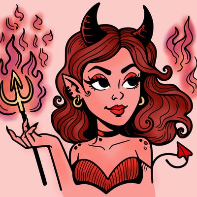 hot devil woman