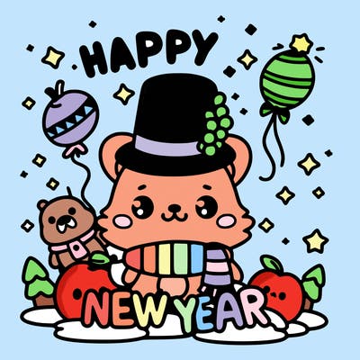 message : happy new year