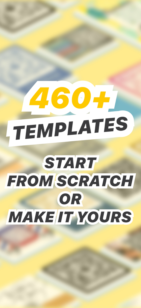 Gráfico promocional que muestra más de 460 plantillas de códigos QR personalizables para la marca empresarial