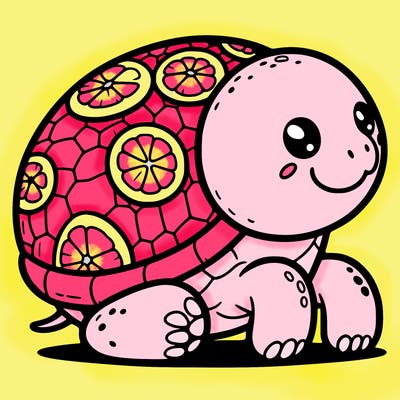 grapefruit turtle