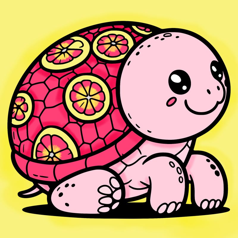 grapefruit turtle