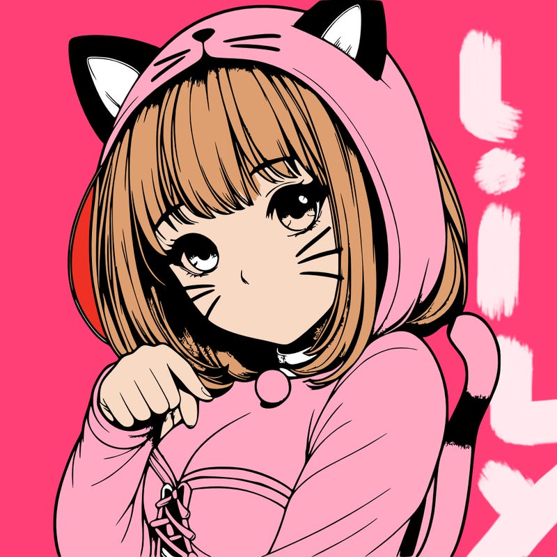 realistic girl in cat costume