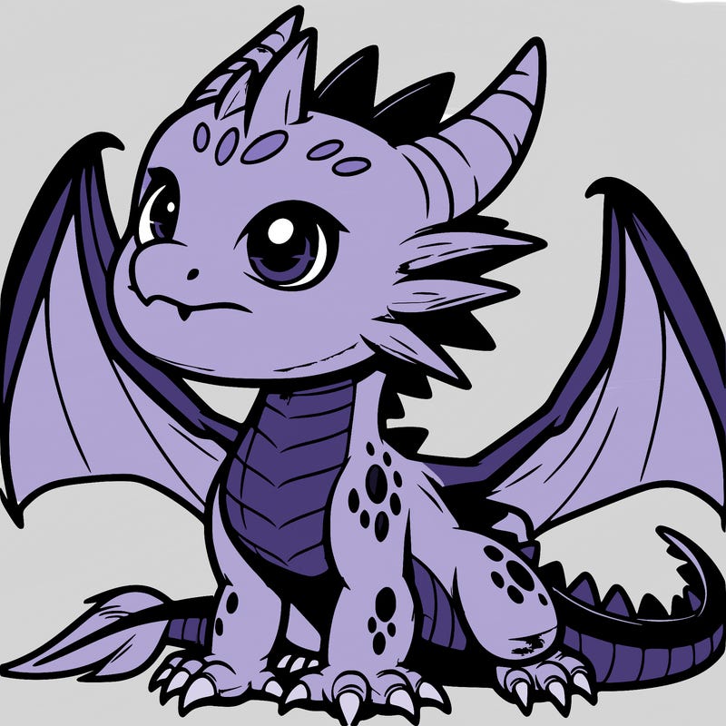 fierce baby night dragon