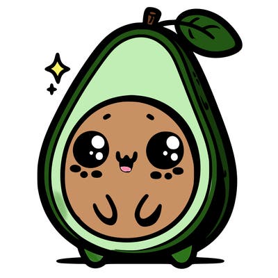 cute avocado