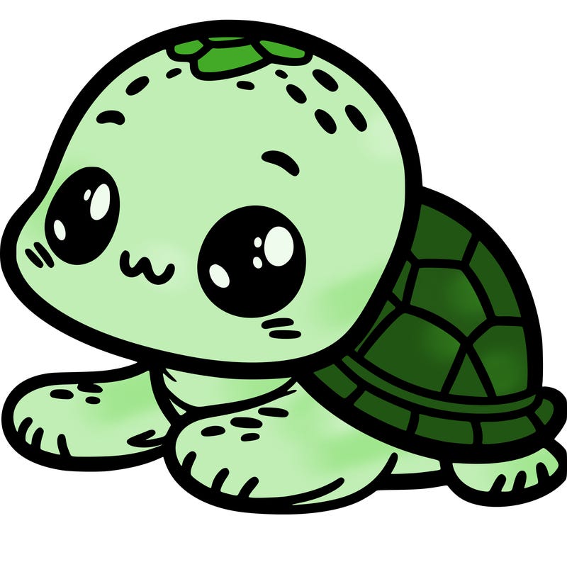 a cute baby turtle