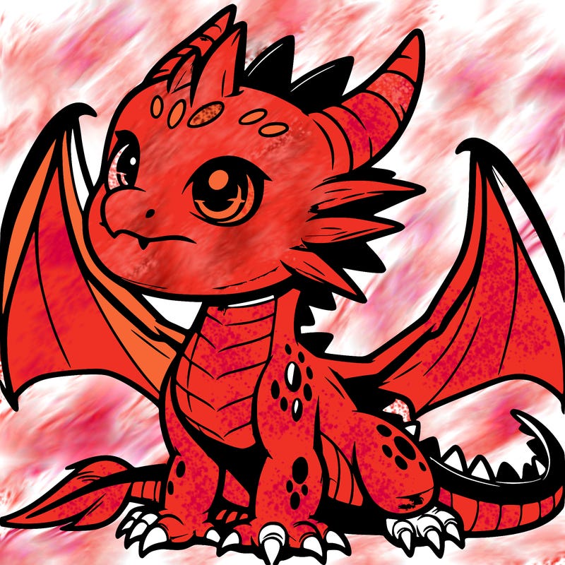 fierce baby night dragon