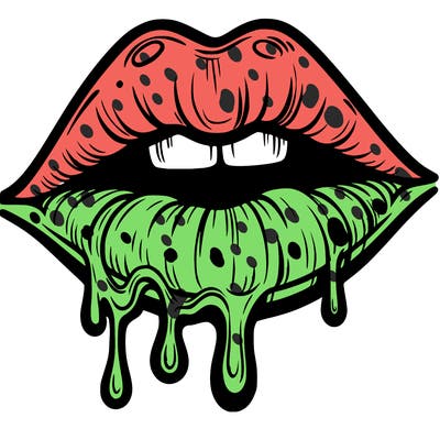 lips that look realistic and drip