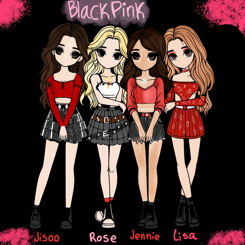 a group of girls realistic