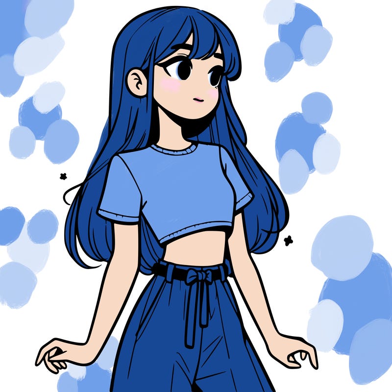 girl in a cute crop top