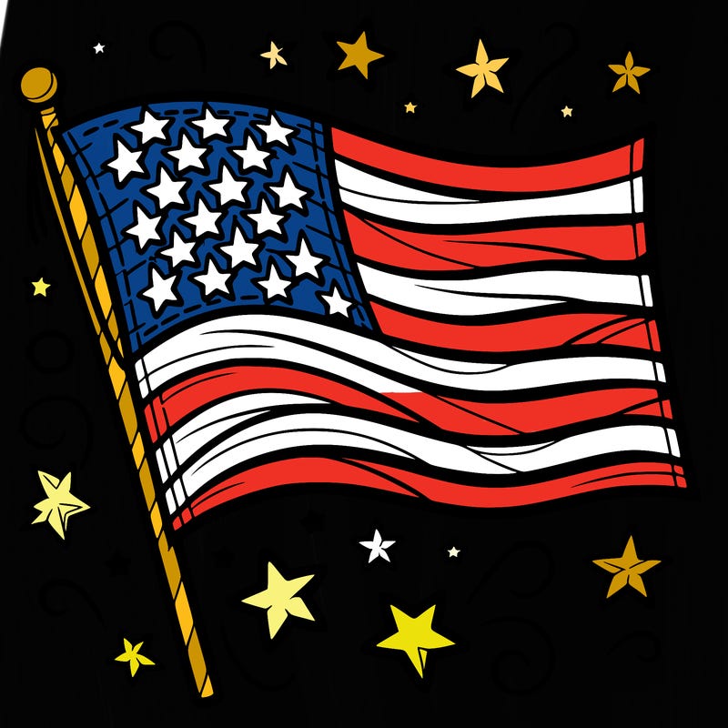 fourth of july flag