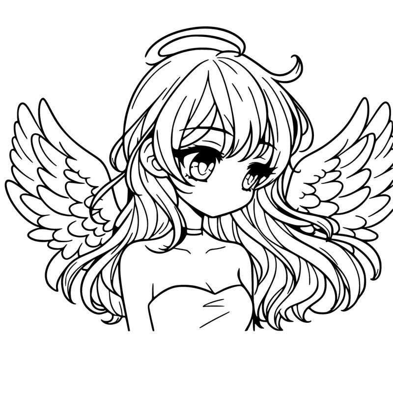 a girl with wings realistic