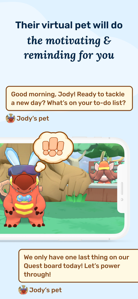 Joon: Kids ADHD Chore Tracker - Joon app virtual pet providing motivation and daily chore reminders for kids