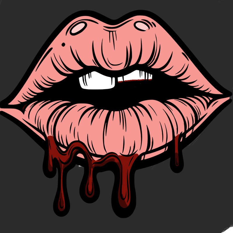 lips that look realistic and drip