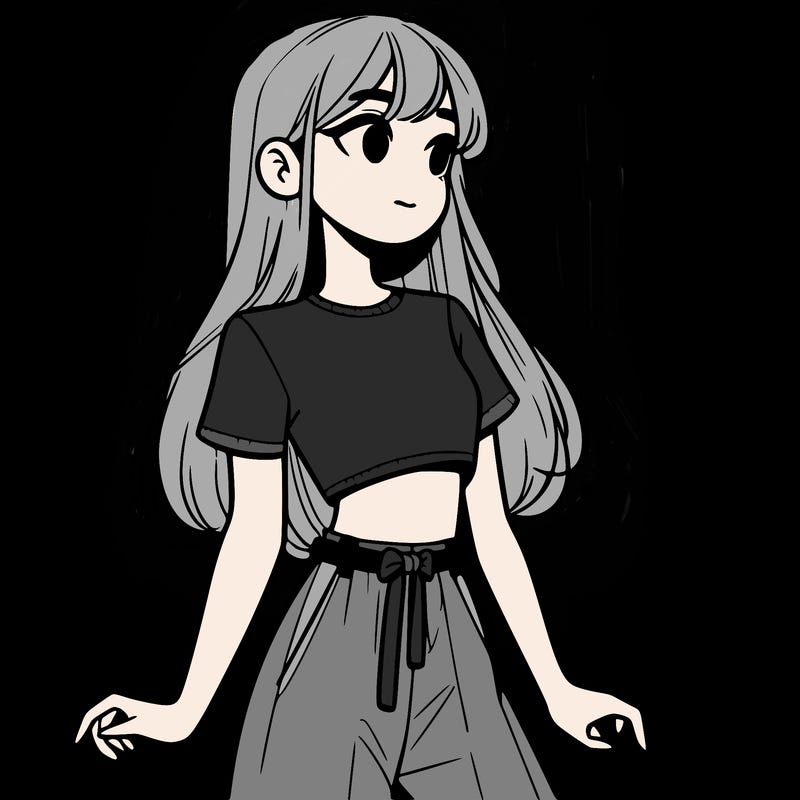 girl in a cute crop top