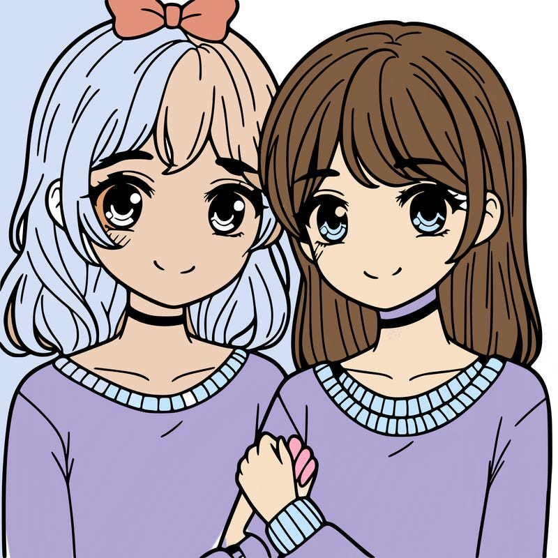 tow girl that are best friend