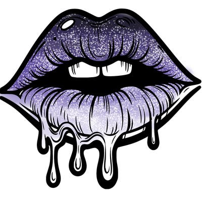 lips that look realistic and drip