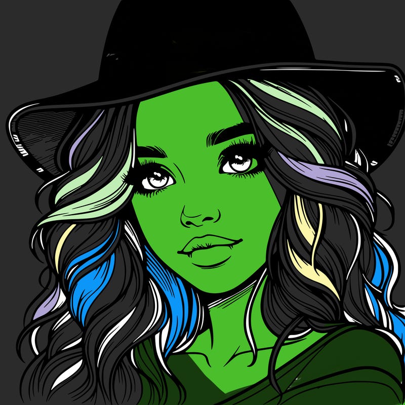 realistic girl with hat