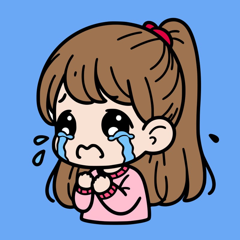 girl crying