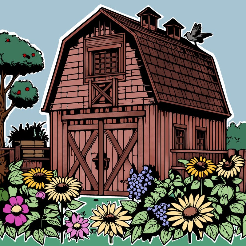 barnhouse flowers realistic