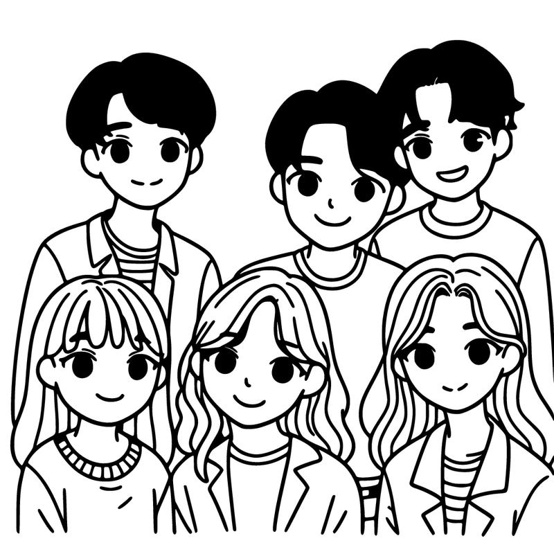 group of 6 people