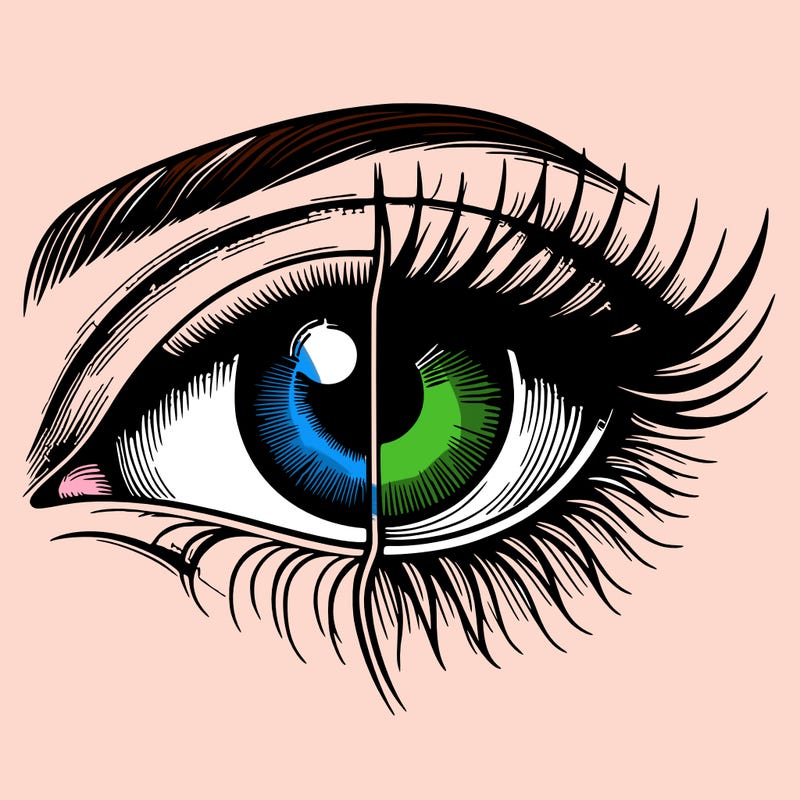 realistic eye split