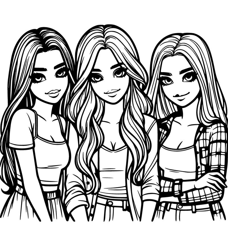 a group of realist girls